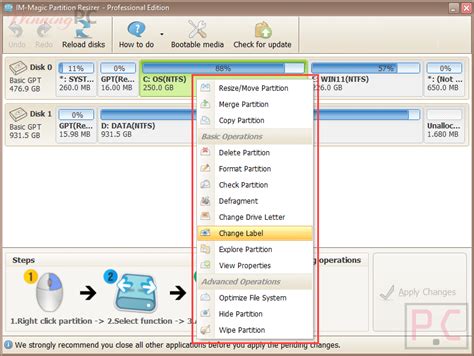 IM-Magic Partition Resizer 7.5.1